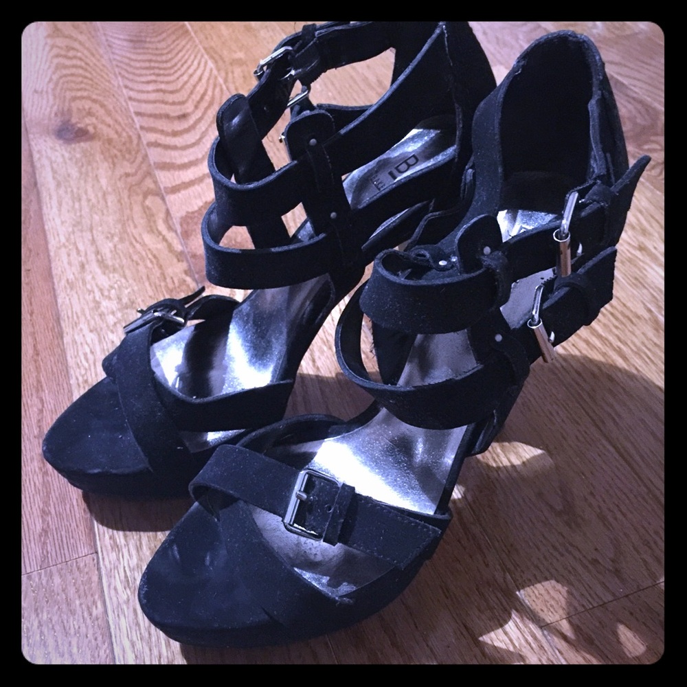 Bakers suede strapy heels